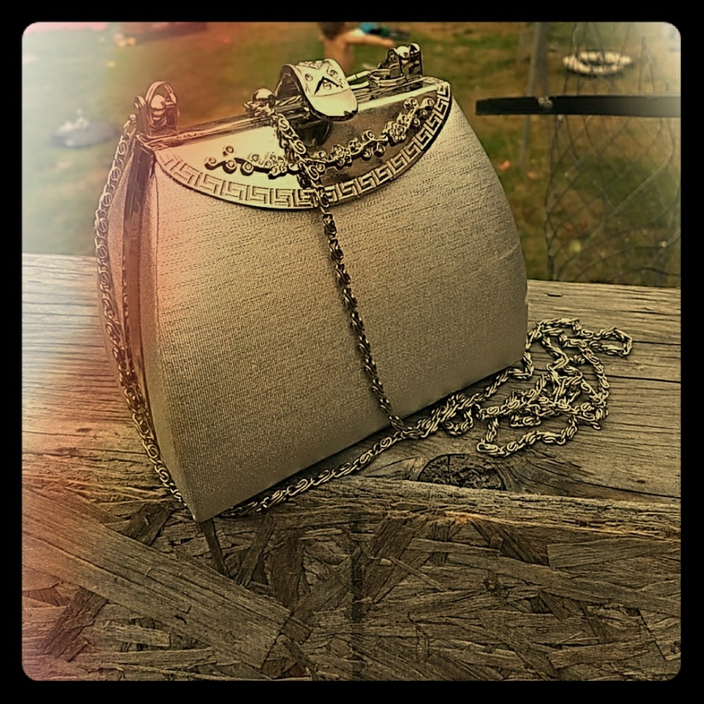Silver purse